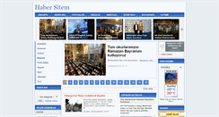 Desktop Screenshot of habersitelerim.com